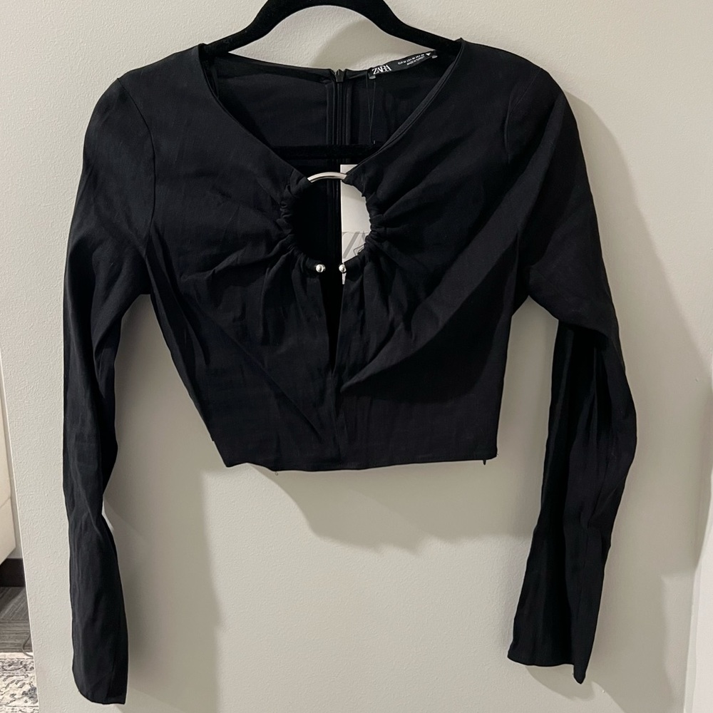 Zara Cut Out Ring Top